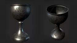 PBR Chalice Medieval Low-poly  3D model