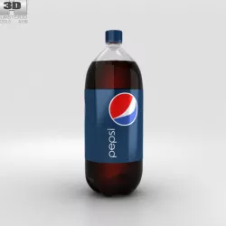Pepsi Bottle 2L 3D model