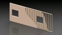Pine 2x4/Sheetrock Wall Assembly