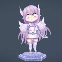 Pixibox-Angel Low-poly  3D model