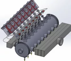 Plasmareactor for synthesizing nanoparticles out of gas phase