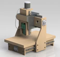Plywood frame CNC router
