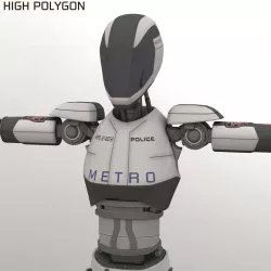 Police Bot 3D model
