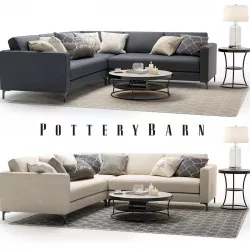 Pottery Barn Jake set 1 3D model