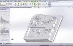 Practice piece for SolidCAM 2d Freze - fraise