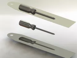 Press molds screwdriver