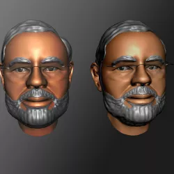 prime minister modi model Low-poly  3D model