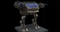 SCI FI MECHA Low-poly  3D model