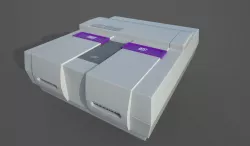 Snes Console 3D model