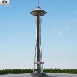 Space Needle 3D model
