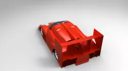 Supercar body Challenge LMP design second entry