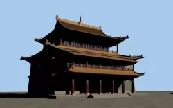 Temple 3D model