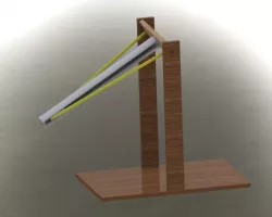 Tennis ball slingshot