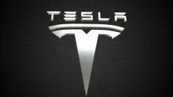 tesla logo 3D model