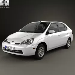Toyota Prius 2000 3D model