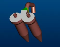 Twin Cyclone Duct Connection