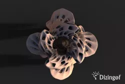 Twisty Vase - Math art by @dizingof