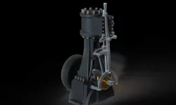 Vertical Steam Engine