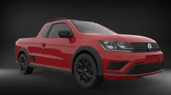 Volkswagen Saveiro 2017 - Trendline 3D model