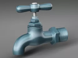 Water tap 3D model