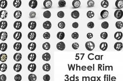 Wheel Rim Collection 57 models 3D model