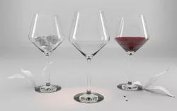 wine glasses 3D model