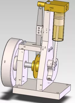 wobble plate engine