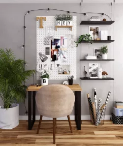 Working place 3D model