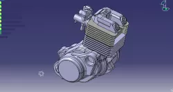 Yamaha SRX600 engine