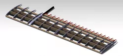 1/2 wing structure of PB3