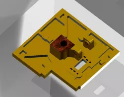 20 station rotary machine Base part