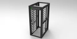 30RU Systems Rack 3D model