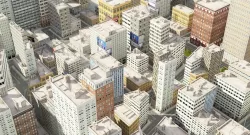 3D City RT Day 3D model