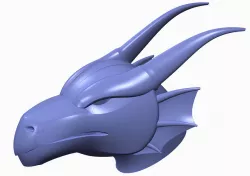 3D Dragon Head