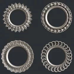 3d STL models for CNC frames 3D model