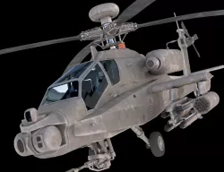 AH-064 Apache longbow 3D model