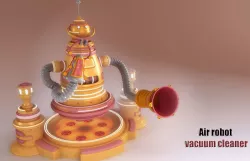 Air robot 3D model