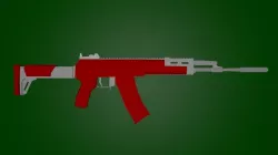 AK - 22 Low-poly  3D model