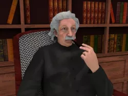 Albert Einstein Low-poly  3D model