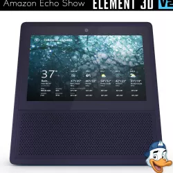 Amazon Echo Show for Element 3D 3D model