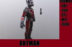 Antman Low-poly  3D model