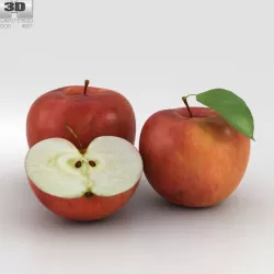 Apple 3D model
