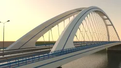 Arched bridge  3D model