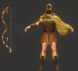 Archer  Low-poly  3D model