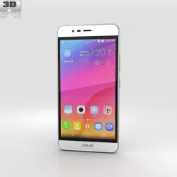 Asus Zenfone Pegasus 3 Silver 3D model