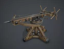 Ballista Low-poly  3D model