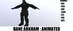 Bane Arkham Low-poly  3D model