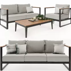 Barcelona Outdoor Sofa 3D model