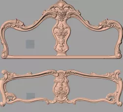 Bed 3D relief models STL Files used for CNC Router E1005 3D model