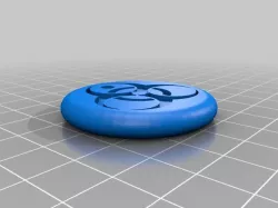 Biohazard Keyring